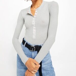 Free People One of the Girls Henley